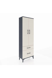 Arges Dolap 4 Raflı 2 Çekmeceli 2 Kapaklı 60x30x182 - S23M015V4A
