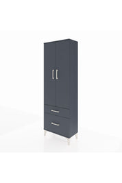 Arges Dolap 4 Raflı 2 Çekmeceli 2 Kapaklı 60x30x182 - S23M015V5A