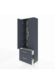 Arges Dolap 4 Raflı 2 Çekmeceli 2 Kapaklı 60x30x182 - S23M015V5A