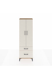 Arges Dolap 4 Raflı 2 Çekmeceli 2 Kapaklı 60x30x182 - S23M015V7A