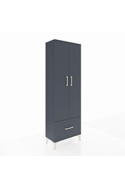 Arges Dolap 4 Raflı Tek Çekmeceli 2 Kapaklı 60x30x182 - S23M016V5A