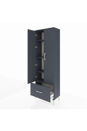 Arges Dolap 4 Raflı Tek Çekmeceli 2 Kapaklı 60x30x182 - S23M016V5A