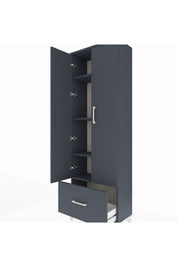 Arges Dolap 4 Raflı Tek Çekmeceli 2 Kapaklı 60x30x182 - S23M016V5A