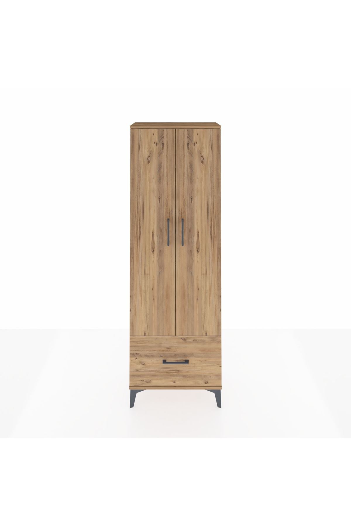 Arges Dolap 4 Raflı Tek Çekmeceli 2 Kapaklı 60x30x182 - S23M016V9A