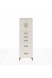 Arges Dolap 2 Raflı 5 Çekmeceli 2 Kapaklı 60x30x182 - S23M018V1A