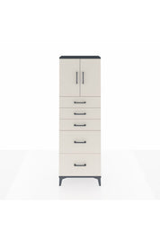 Arges Dolap 2 Raflı 5 Çekmeceli 2 Kapaklı 60x30x182 - S23M018V4A