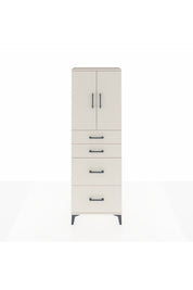 Arges Dolap 2 Raflı 4 Çekmeceli 2 Kapaklı 60x30x182 - S23M019V1A