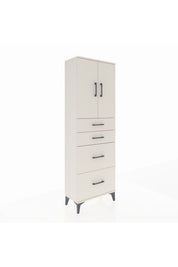 Arges Dolap 2 Raflı 4 Çekmeceli 2 Kapaklı 60x30x182 - S23M019V1A