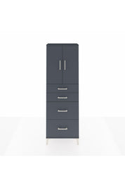 Arges Dolap 2 Raflı 4 Çekmeceli 2 Kapaklı 60x30x182 - S23M019V5A