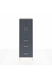 Arges Dolap 3 Raflı 3 Çekmeceli 2 Kapaklı 60x30x182 - S23M020V2A