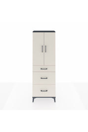 Arges Dolap 3 Raflı 3 Çekmeceli 2 Kapaklı 60x30x182 - S23M020V4A