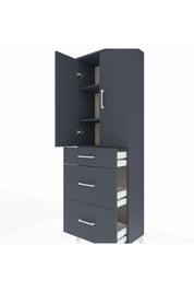 Arges Dolap 3 Raflı 3 Çekmeceli 2 Kapaklı 60x30x182 - S23M020V5A