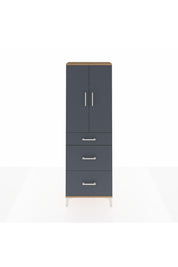 Arges Dolap 3 Raflı 3 Çekmeceli 2 Kapaklı 60x30x182 - S23M020V8A