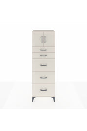 Arges Dolap Tek Raflı 5 Çekmeceli 2 Kapaklı 60x30x182 - S23M022V1A