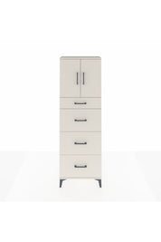 Arges Dolap 2 Raflı 4 Çekmeceli 2 Kapaklı 60x30x182 - S23M023V1A