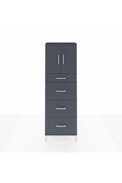 Arges Dolap 2 Raflı 4 Çekmeceli 2 Kapaklı 60x30x182 - S23M023V5A