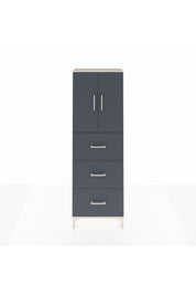 Arges Dolap 3 Raflı 3 Çekmeceli 2 Kapaklı 60x30x182 - S23M024V2A
