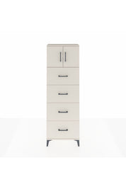 Arges Dolap 2 Raflı 4 Çekmeceli 2 Kapaklı 60x30x182 - S23M025V1A