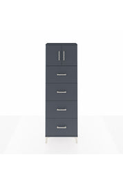 Arges Dolap 2 Raflı 4 Çekmeceli 2 Kapaklı 60x30x182 - S23M025V5A