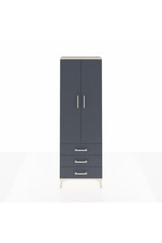 Arges Dolap Tek Raflı 3 Çekmeceli Tek Askılı 60x30x182 - S23M028V2A