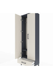 Arges Dolap 2 Raflı Tek Çekmeceli Tek Askılı 60x30x182 - S23M030V4A