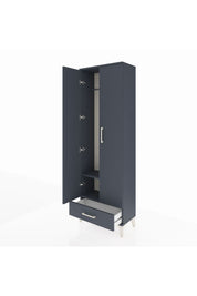 Arges Dolap 2 Raflı Tek Çekmeceli Tek Askılı 60x30x182 - S23M030V5A