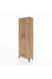 Arges Dolap 2 Raflı Tek Çekmeceli Tek Askılı 60x30x182 - S23M030V9A