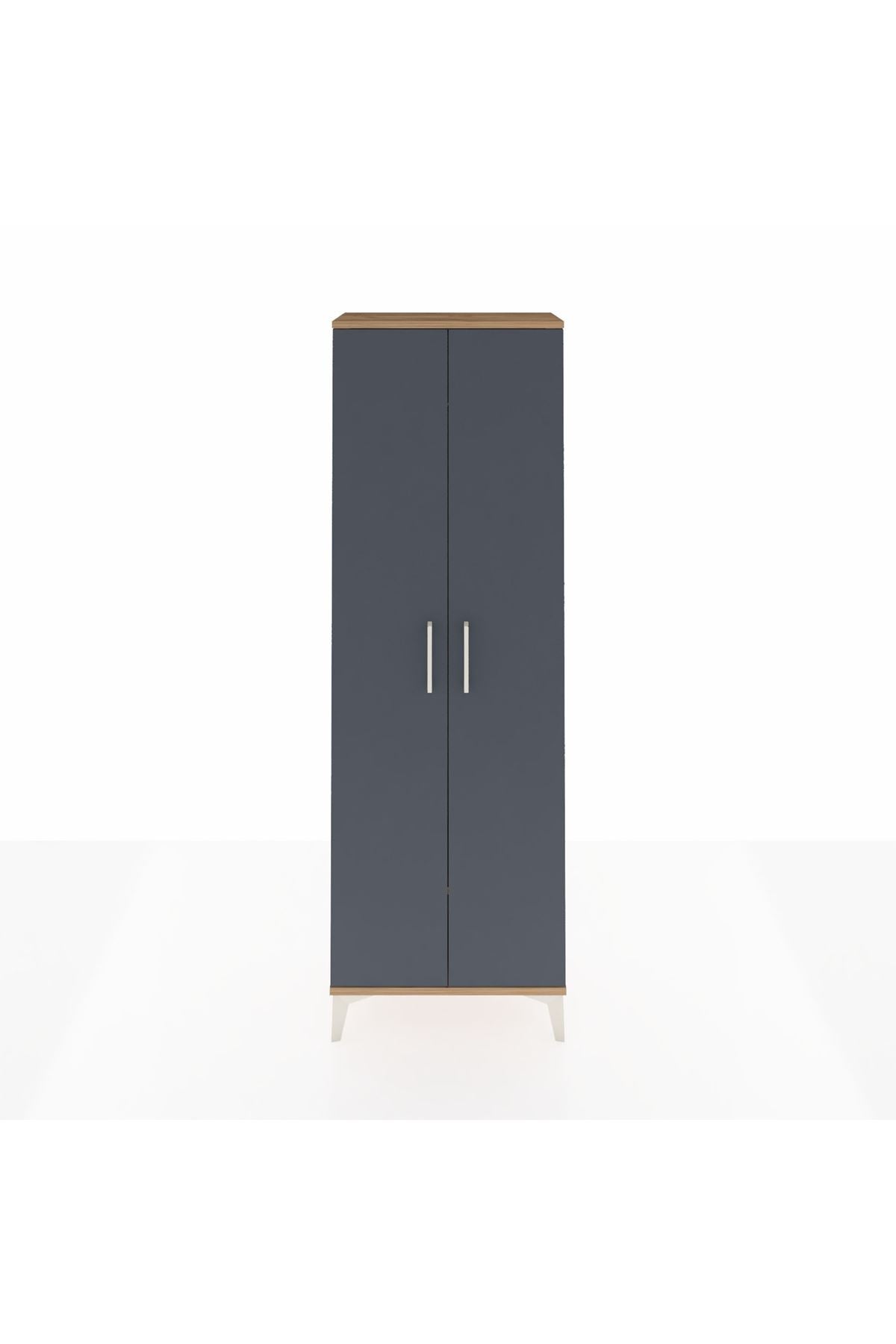 Arges Dolap Tek Raflı 2 Kapaklı Tek Askılı 60x30x182 - S23M031V8A