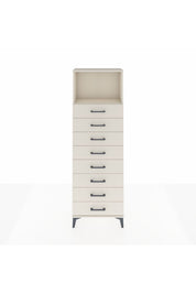 Arges Dolap Tek Raflı 8 Çekmeceli 60x30x182 - S23M032V1A