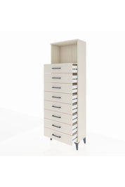 Arges Dolap Tek Raflı 8 Çekmeceli 60x30x182 - S23M032V1A