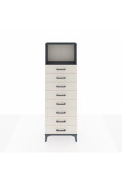Arges Dolap Tek Raflı 8 Çekmeceli 60x30x182 - S23M032V4A