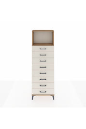 Arges Dolap Tek Raflı 8 Çekmeceli 60x30x182 - S23M032V7A
