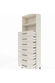 Arges Dolap 2 Raflı 7 Çekmeceli 60x30x182 - S23M033V1A