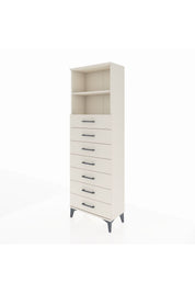 Arges Dolap 2 Raflı 7 Çekmeceli 60x30x182 - S23M033V1A
