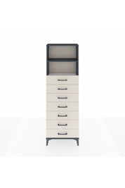 Arges Dolap 2 Raflı 7 Çekmeceli 60x30x182 - S23M033V4A