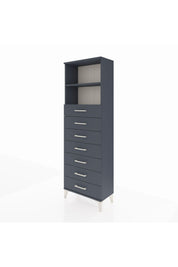 Arges Dolap 2 Raflı 7 Çekmeceli 60x30x182 - S23M033V5A