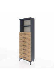 Arges Dolap 2 Raflı 7 Çekmeceli 60x30x182 - S23M033V6A