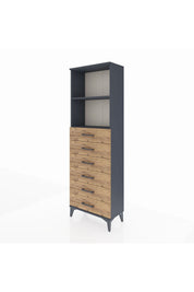 Arges Dolap 2 Raflı 6 Çekmeceli 60x30x182 - S23M034V6A