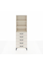 Arges Dolap 3 Raflı 5 Çekmeceli 60x30x182 - S23M035V1A
