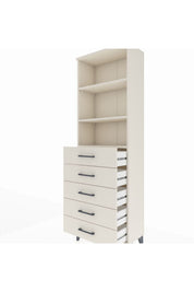 Arges Dolap 3 Raflı 5 Çekmeceli 60x30x182 - S23M035V1A