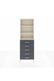 Arges Dolap 3 Raflı 5 Çekmeceli 60x30x182 - S23M035V2A