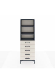 Arges Dolap 3 Raflı 5 Çekmeceli 60x30x182 - S23M035V4A
