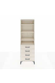 Arges Dolap 4 Raflı 4 Çekmeceli 60x30x182 - S23M036V1A