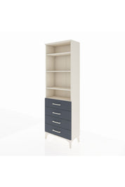 Arges Dolap 4 Raflı 4 Çekmeceli 60x30x182 - S23M036V2A