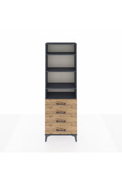 Arges Dolap 4 Raflı 4 Çekmeceli 60x30x182 - S23M036V6A