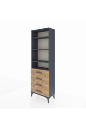 Arges Dolap 4 Raflı 4 Çekmeceli 60x30x182 - S23M036V6A