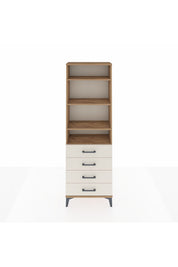 Arges Dolap 4 Raflı 4 Çekmeceli 60x30x182 - S23M036V7A