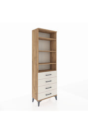 Arges Dolap 4 Raflı 4 Çekmeceli 60x30x182 - S23M036V7A