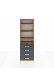 Arges Dolap 4 Raflı 4 Çekmeceli 60x30x182 - S23M036V8A