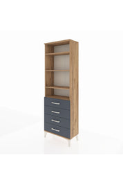 Arges Dolap 4 Raflı 4 Çekmeceli 60x30x182 - S23M036V8A